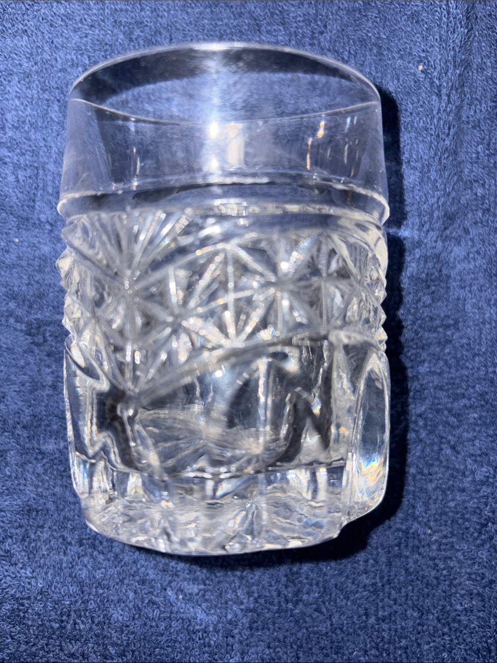 VINTAGE WHISKEY Classic Cut Glass Tumbler - Clear 4 Replacement for 40